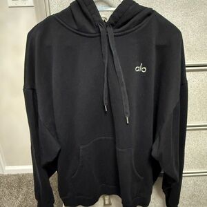 Alo Yoga Accolade Hoodie Black Large